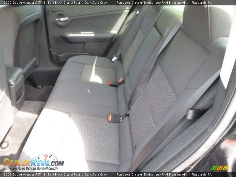 2009 Dodge Avenger SXT Brilliant Black Crystal Pearl / Dark Slate Gray Photo #11