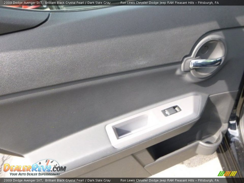 2009 Dodge Avenger SXT Brilliant Black Crystal Pearl / Dark Slate Gray Photo #13