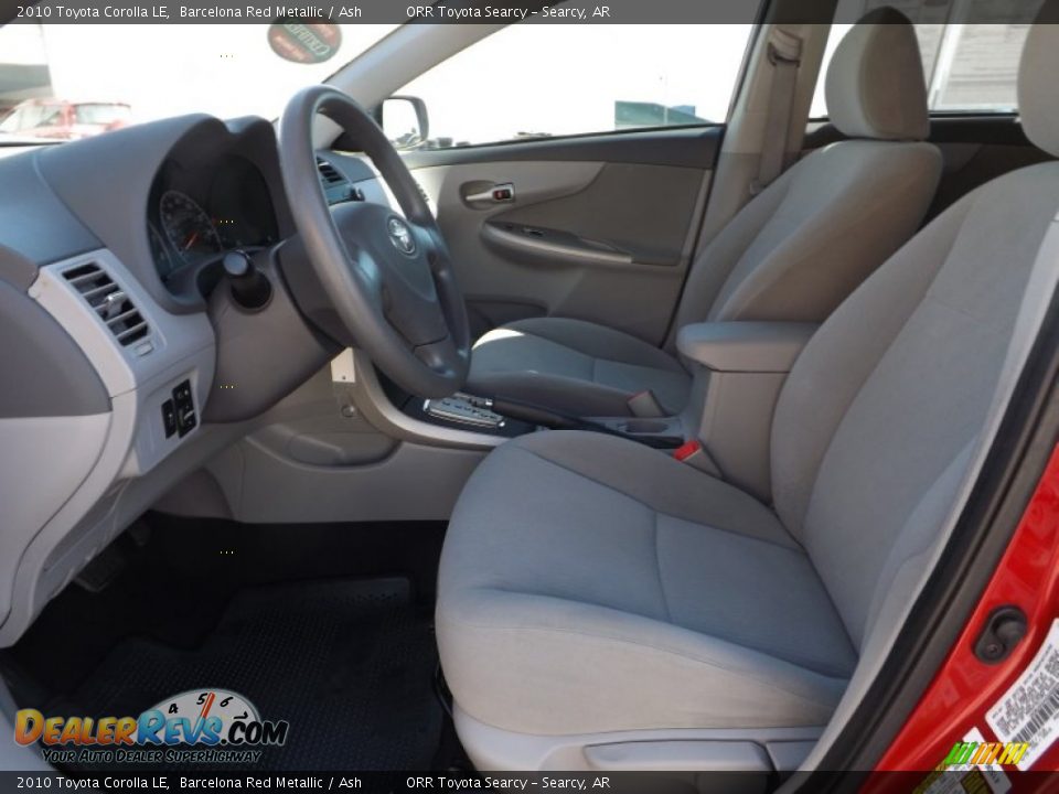 2010 Toyota Corolla LE Barcelona Red Metallic / Ash Photo #14