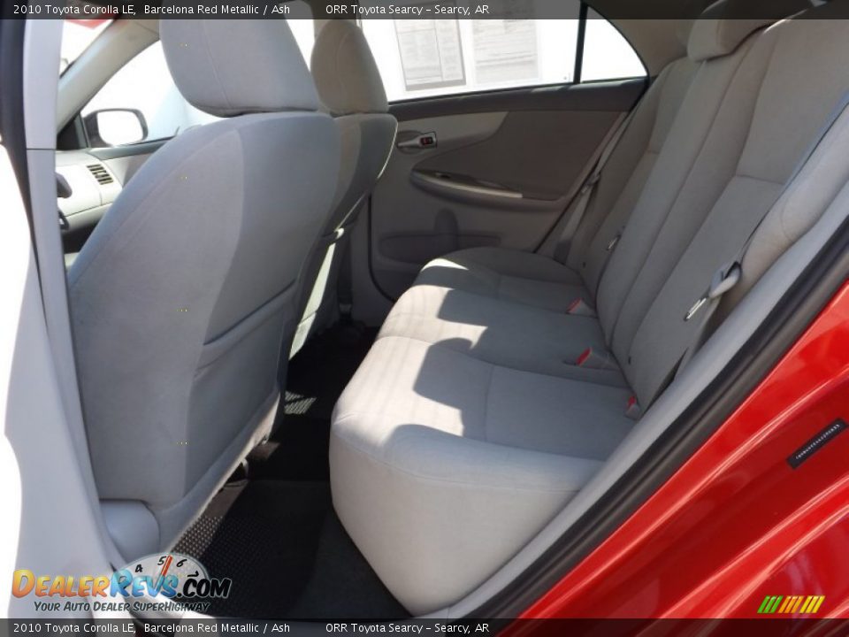 2010 Toyota Corolla LE Barcelona Red Metallic / Ash Photo #17