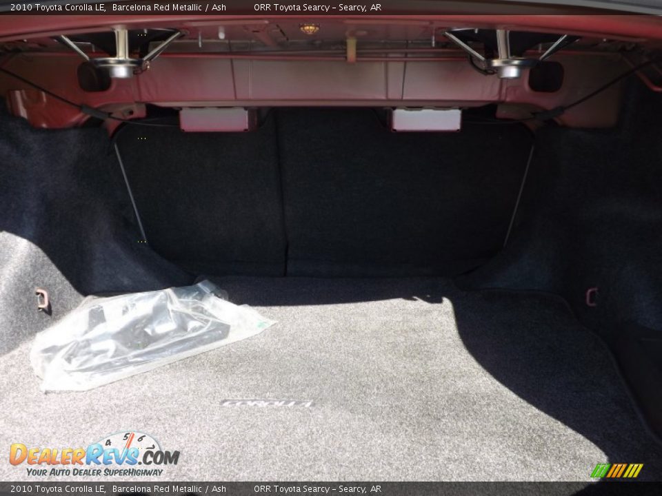 2010 Toyota Corolla LE Barcelona Red Metallic / Ash Photo #18