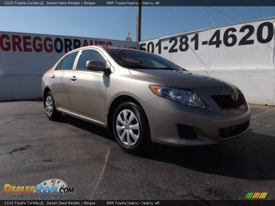2010 Toyota Corolla LE Desert Sand Metallic / Bisque Photo #1