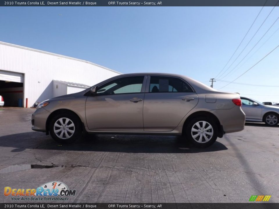 2010 Toyota Corolla LE Desert Sand Metallic / Bisque Photo #4