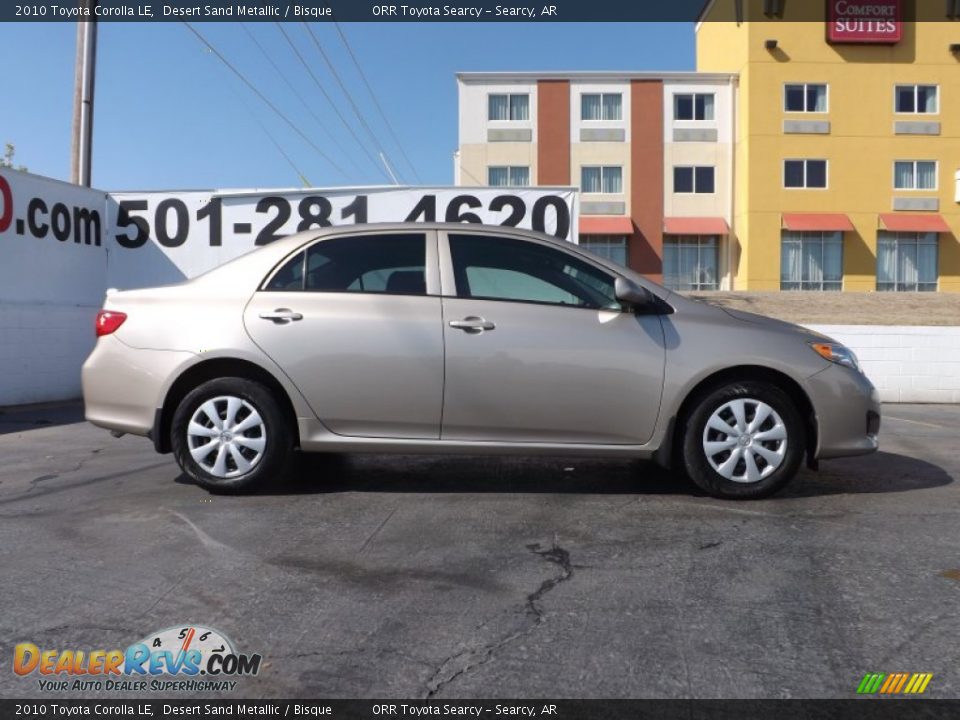 2010 Toyota Corolla LE Desert Sand Metallic / Bisque Photo #9