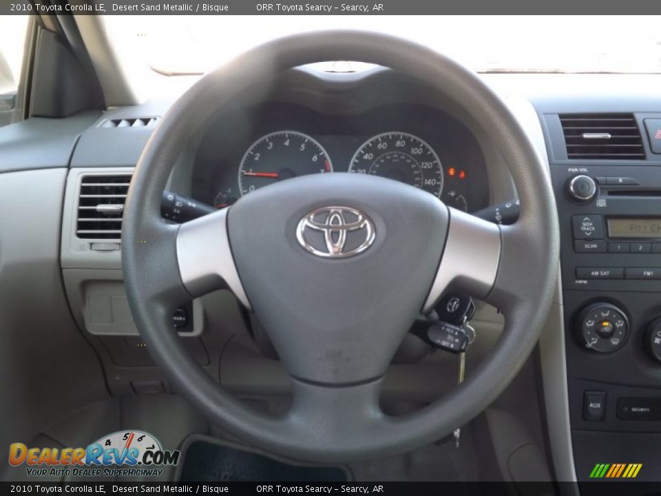 2010 Toyota Corolla LE Desert Sand Metallic / Bisque Photo #11