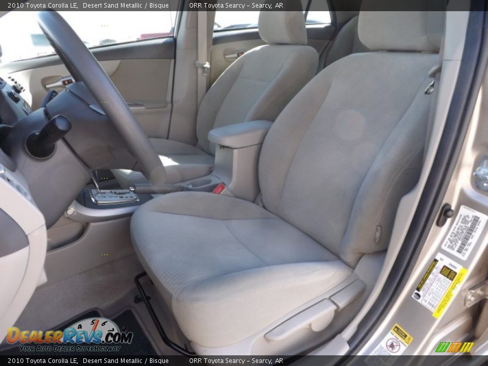 2010 Toyota Corolla LE Desert Sand Metallic / Bisque Photo #16