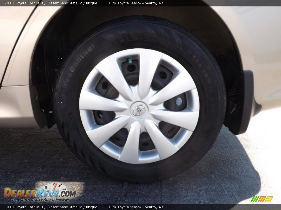 2010 Toyota Corolla LE Desert Sand Metallic / Bisque Photo #19