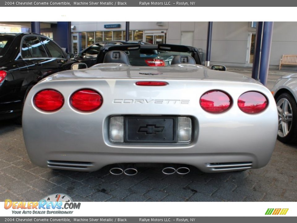 2004 Chevrolet Corvette Convertible Machine Silver Metallic / Black Photo #3