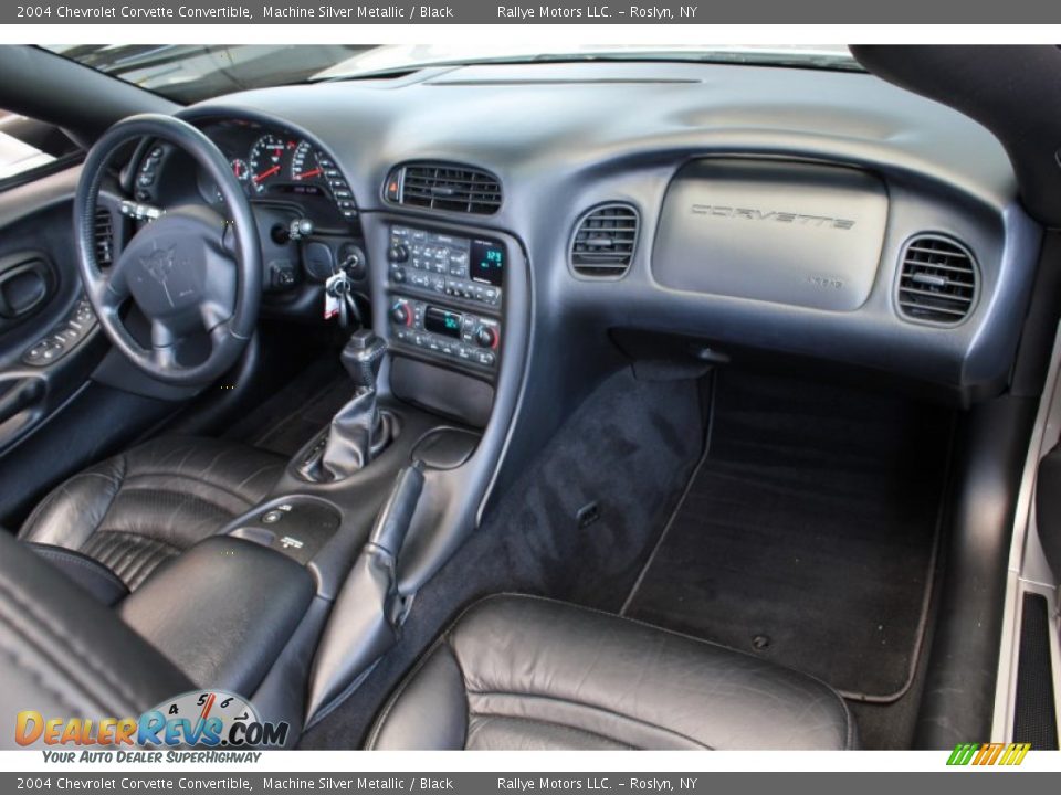 2004 Chevrolet Corvette Convertible Machine Silver Metallic / Black Photo #7