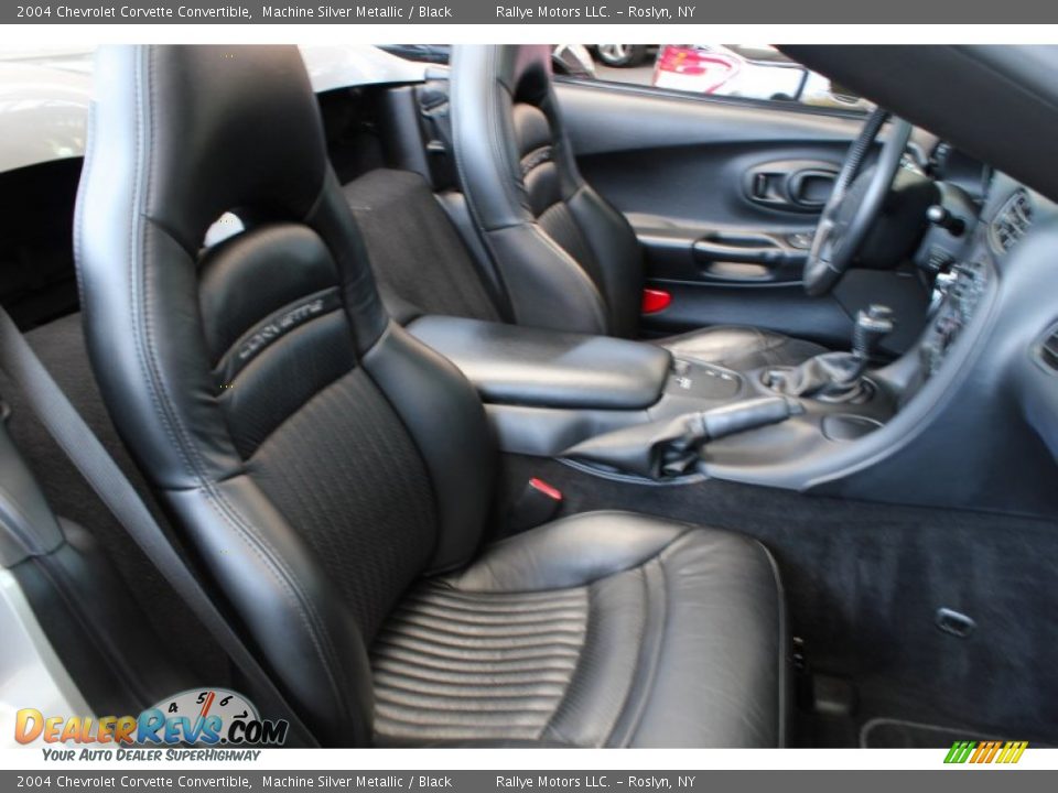 2004 Chevrolet Corvette Convertible Machine Silver Metallic / Black Photo #8
