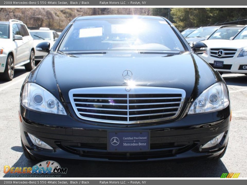 2009 Mercedes-Benz S 550 4Matic Sedan Black / Black Photo #2
