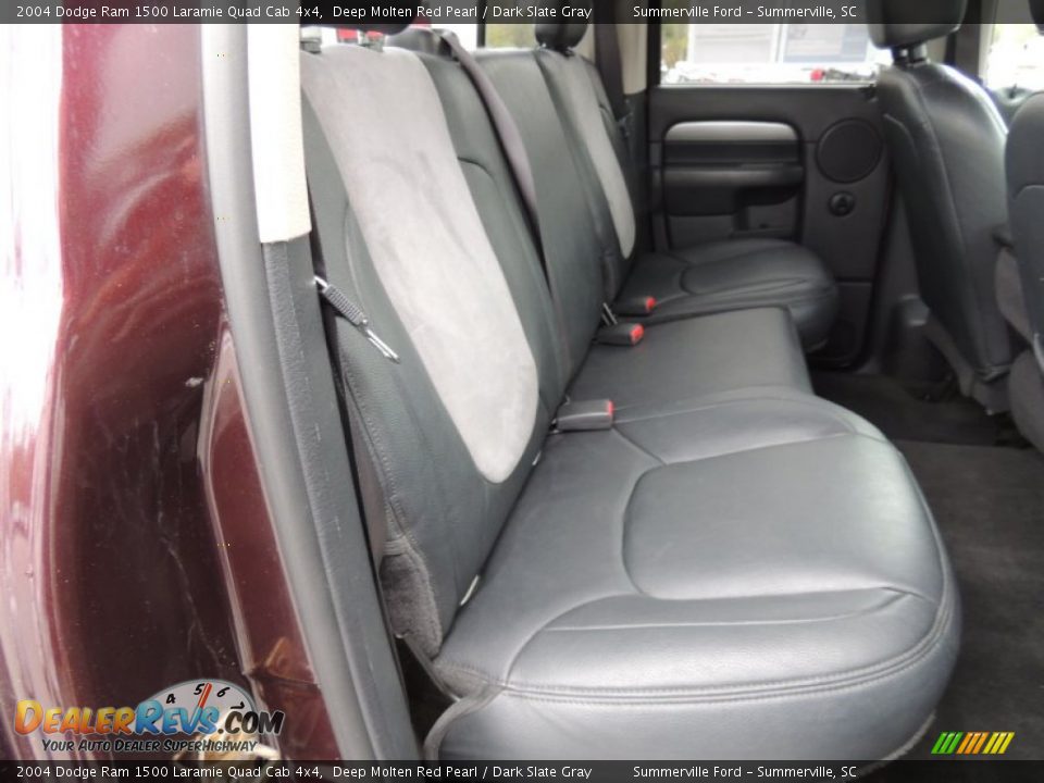 2004 Dodge Ram 1500 Laramie Quad Cab 4x4 Deep Molten Red Pearl / Dark Slate Gray Photo #10