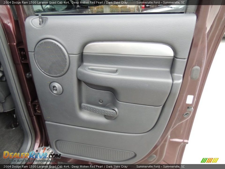 2004 Dodge Ram 1500 Laramie Quad Cab 4x4 Deep Molten Red Pearl / Dark Slate Gray Photo #11