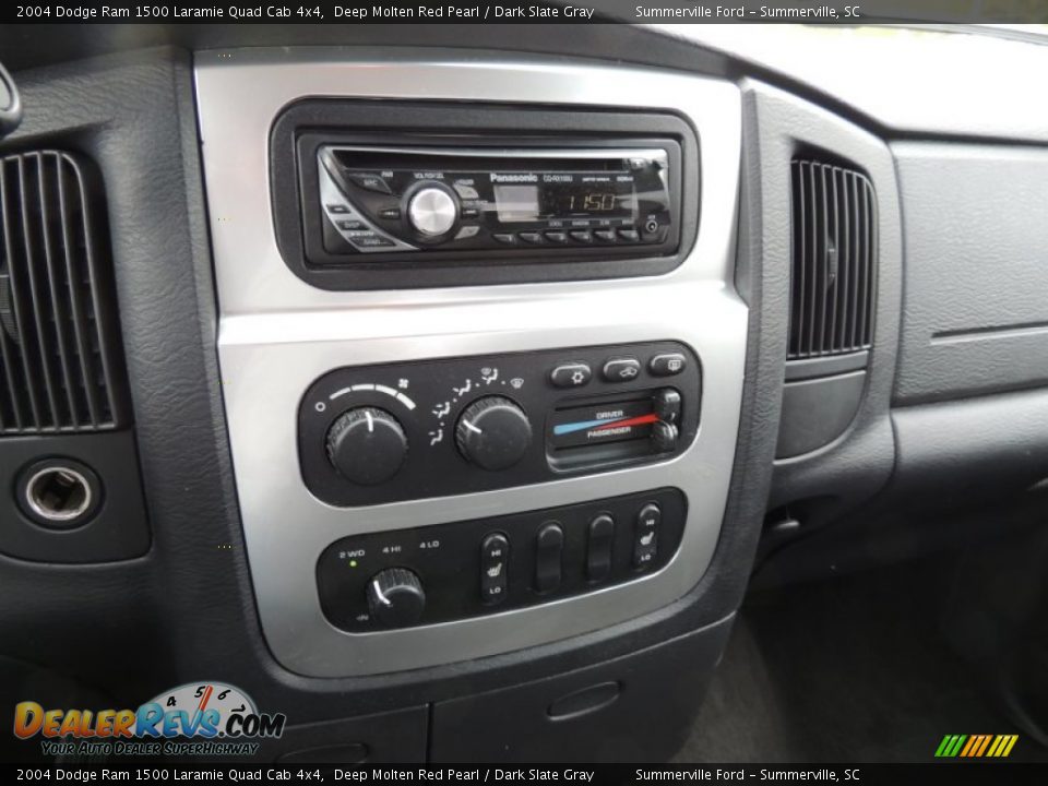 2004 Dodge Ram 1500 Laramie Quad Cab 4x4 Deep Molten Red Pearl / Dark Slate Gray Photo #20