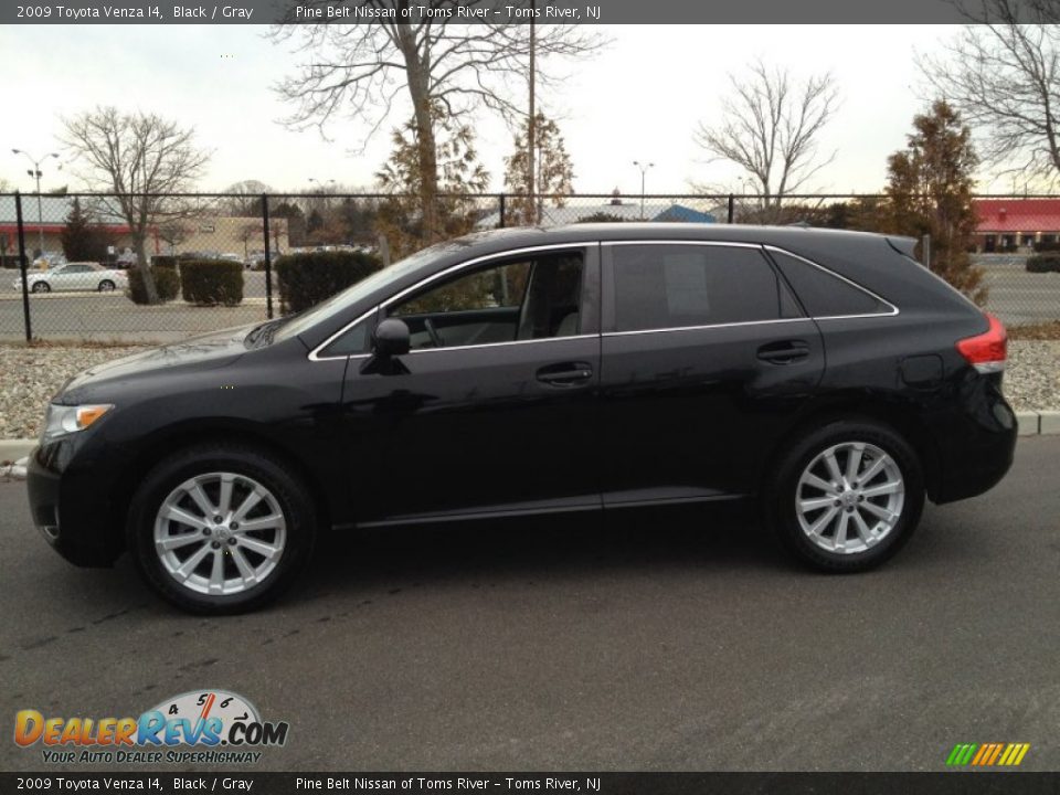 2009 Toyota Venza I4 Black / Gray Photo #4