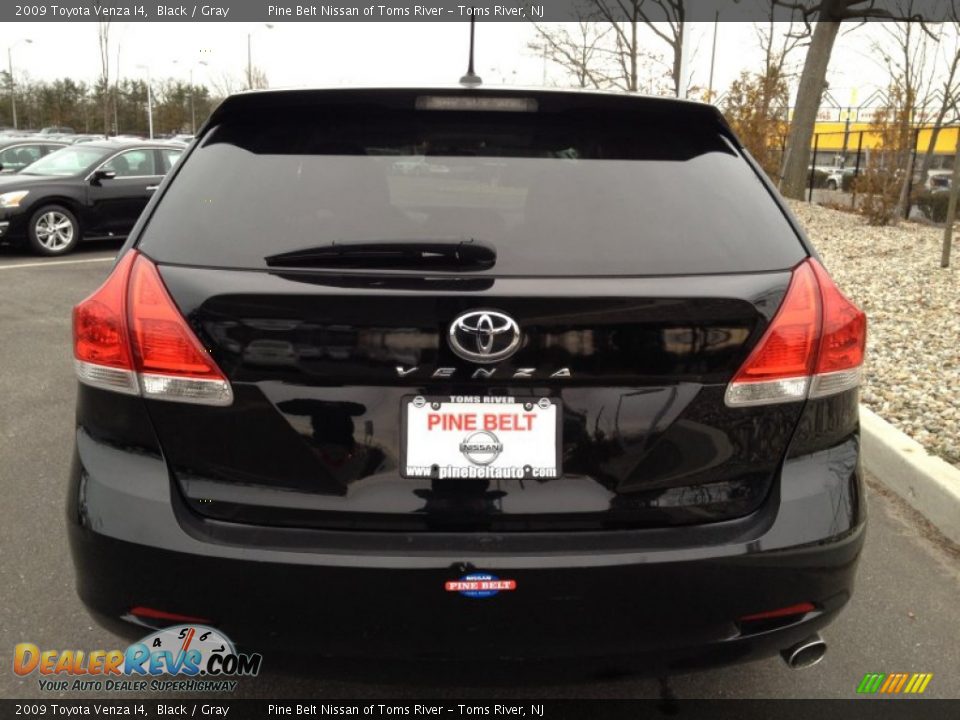 2009 Toyota Venza I4 Black / Gray Photo #6