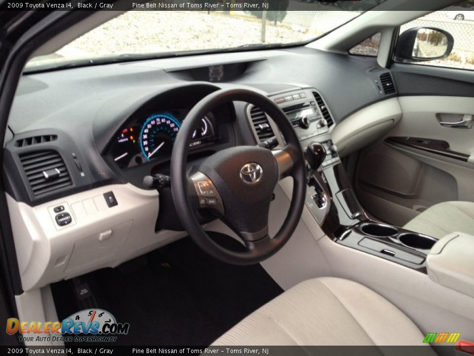 2009 Toyota Venza I4 Black / Gray Photo #9