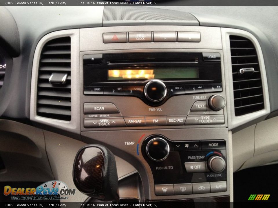 2009 Toyota Venza I4 Black / Gray Photo #14
