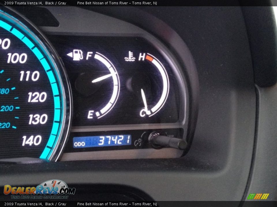 2009 Toyota Venza I4 Black / Gray Photo #15