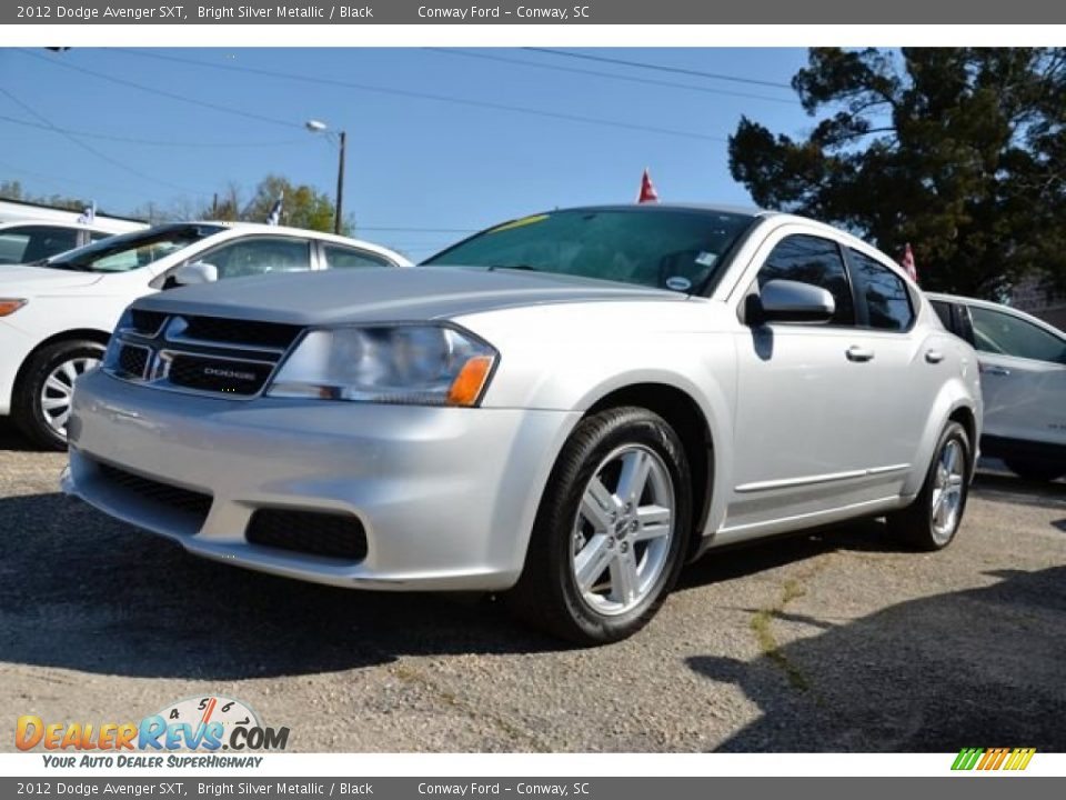 2012 Dodge Avenger SXT Bright Silver Metallic / Black Photo #1