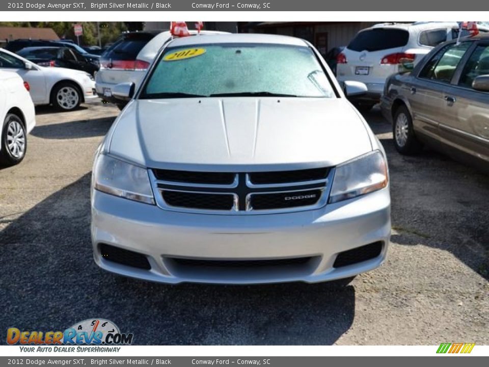 2012 Dodge Avenger SXT Bright Silver Metallic / Black Photo #2