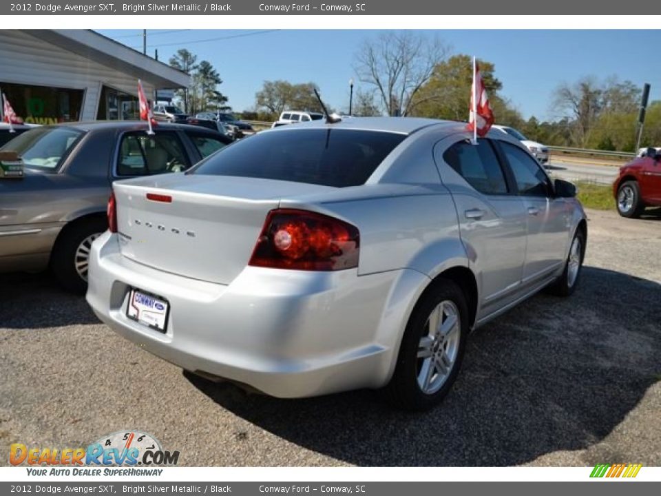 2012 Dodge Avenger SXT Bright Silver Metallic / Black Photo #4