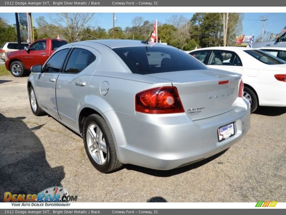 2012 Dodge Avenger SXT Bright Silver Metallic / Black Photo #6
