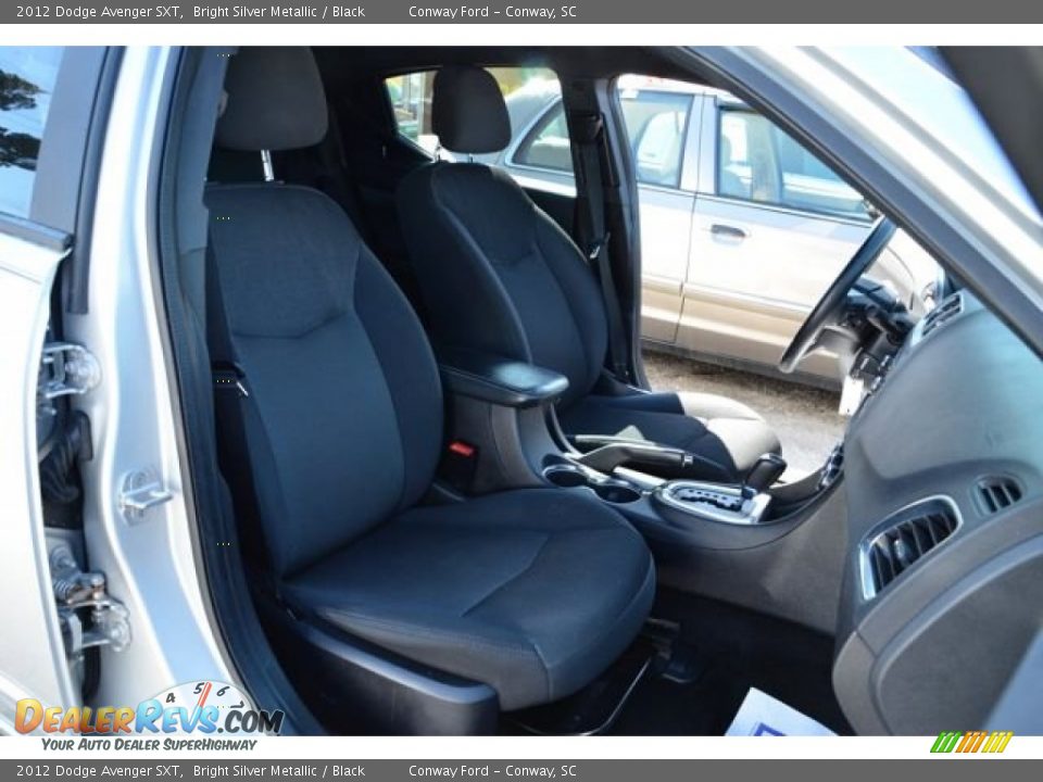 2012 Dodge Avenger SXT Bright Silver Metallic / Black Photo #12