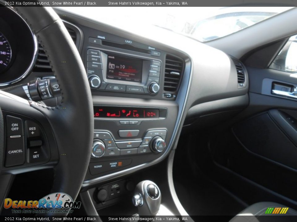 2012 Kia Optima Hybrid Snow White Pearl / Black Photo #11