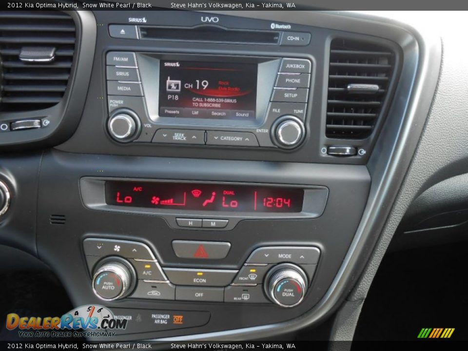 2012 Kia Optima Hybrid Snow White Pearl / Black Photo #13