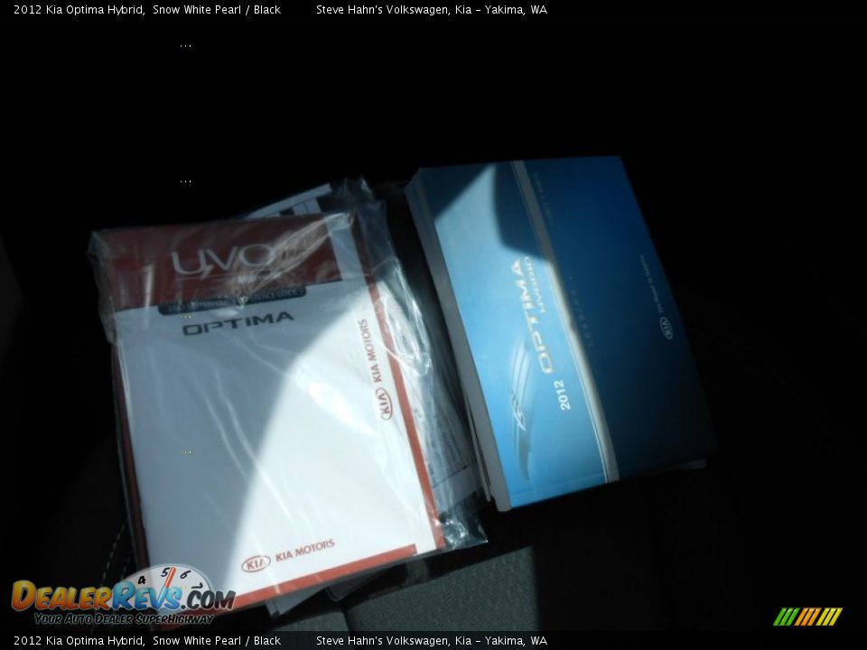 2012 Kia Optima Hybrid Snow White Pearl / Black Photo #17