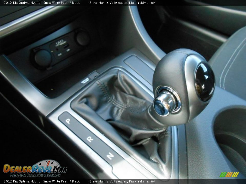 2012 Kia Optima Hybrid Snow White Pearl / Black Photo #19