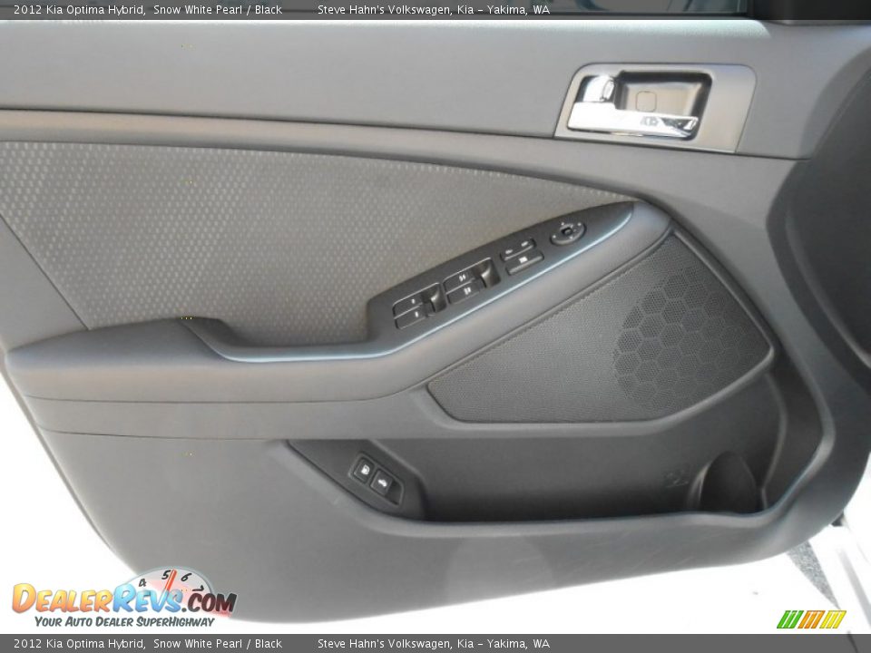 2012 Kia Optima Hybrid Snow White Pearl / Black Photo #20