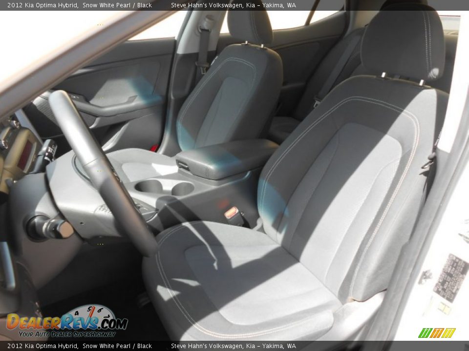 2012 Kia Optima Hybrid Snow White Pearl / Black Photo #22