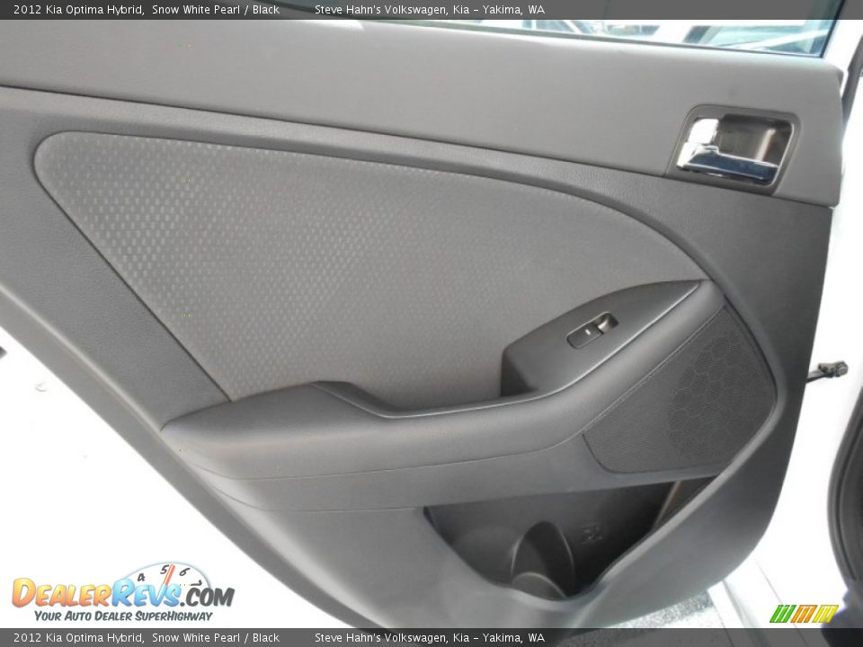 2012 Kia Optima Hybrid Snow White Pearl / Black Photo #23