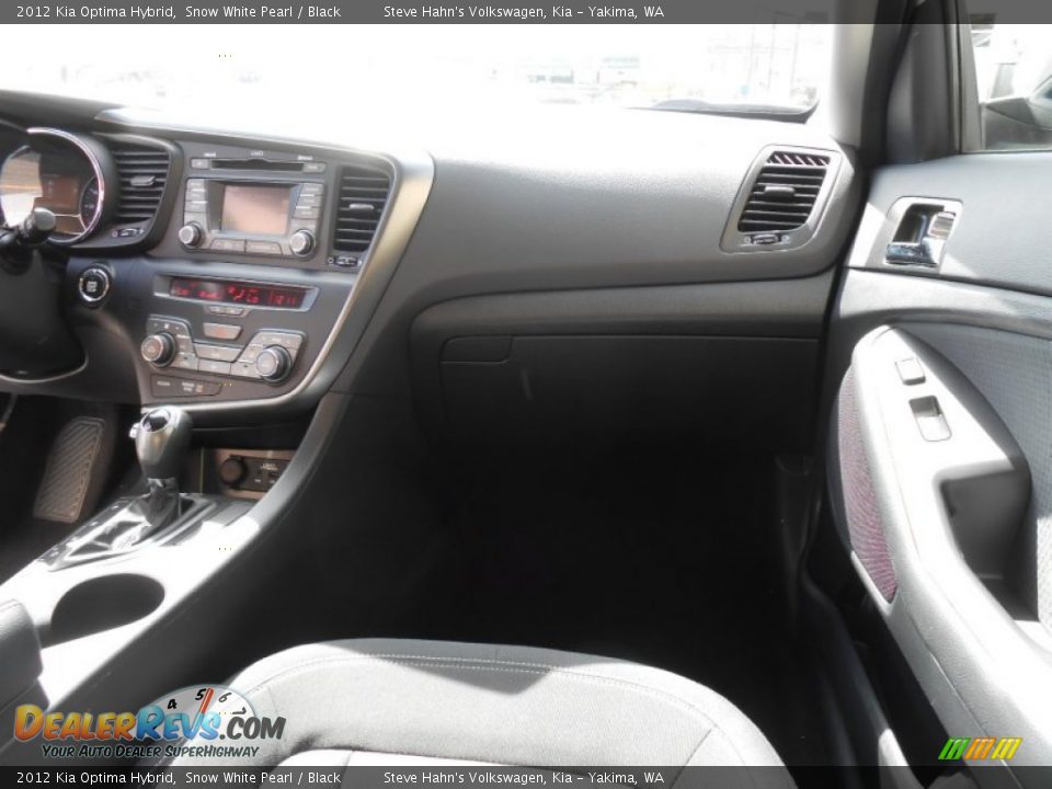 2012 Kia Optima Hybrid Snow White Pearl / Black Photo #27
