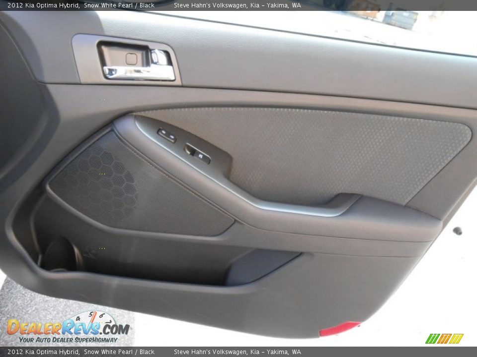 2012 Kia Optima Hybrid Snow White Pearl / Black Photo #28