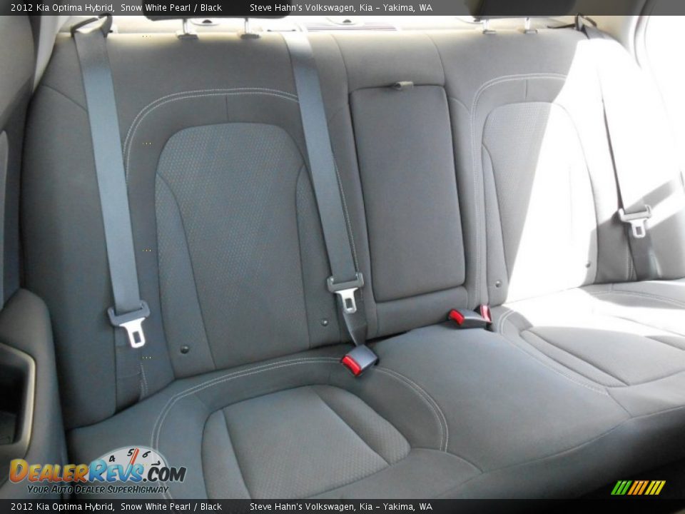 2012 Kia Optima Hybrid Snow White Pearl / Black Photo #29