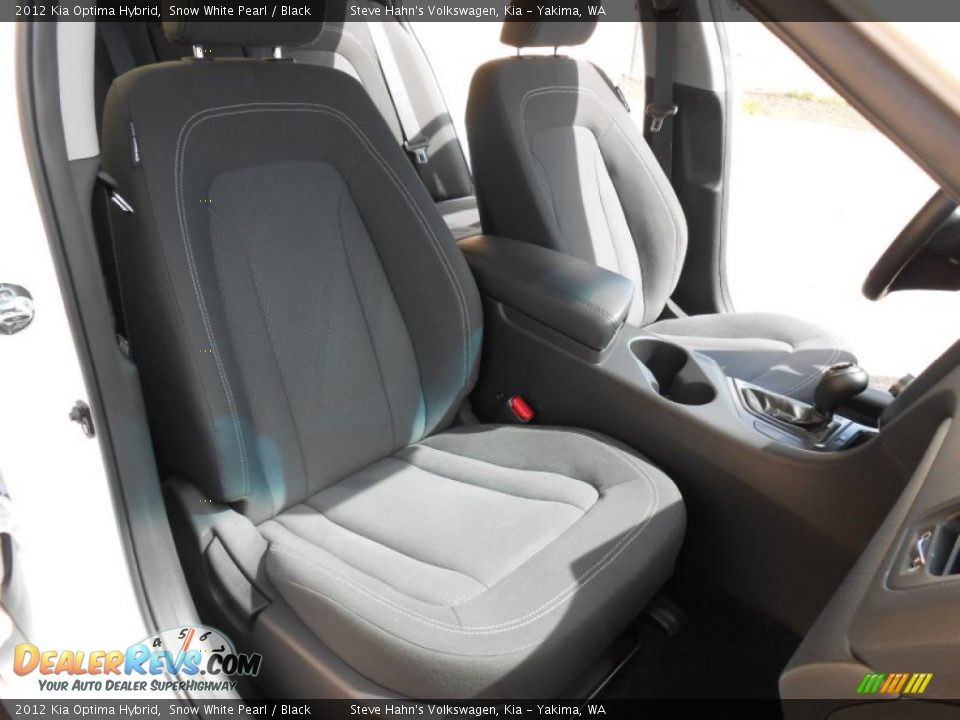 2012 Kia Optima Hybrid Snow White Pearl / Black Photo #30