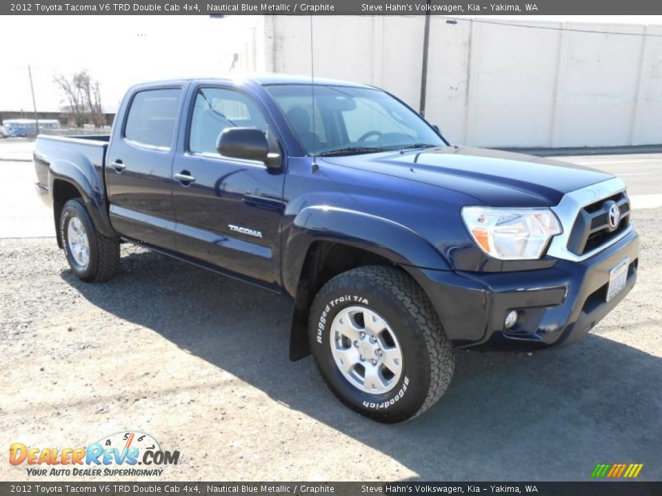 2012 Toyota Tacoma V6 TRD Double Cab 4x4 Nautical Blue Metallic / Graphite Photo #2
