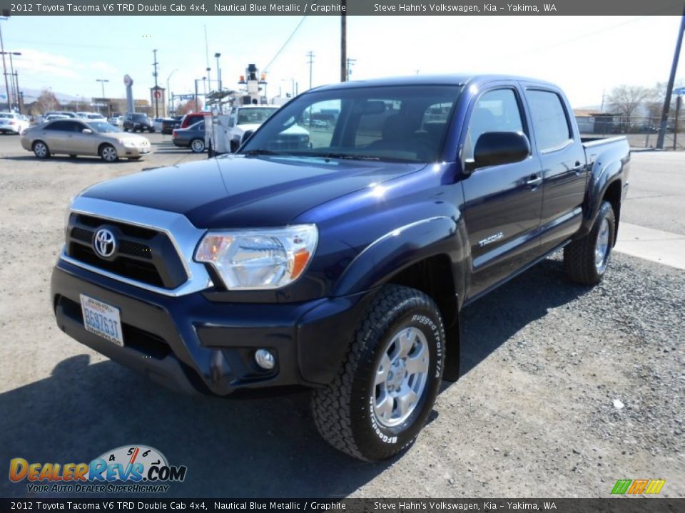 2012 Toyota Tacoma V6 TRD Double Cab 4x4 Nautical Blue Metallic / Graphite Photo #5