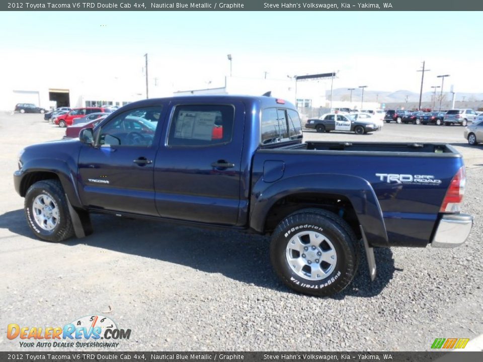 2012 Toyota Tacoma V6 TRD Double Cab 4x4 Nautical Blue Metallic / Graphite Photo #10