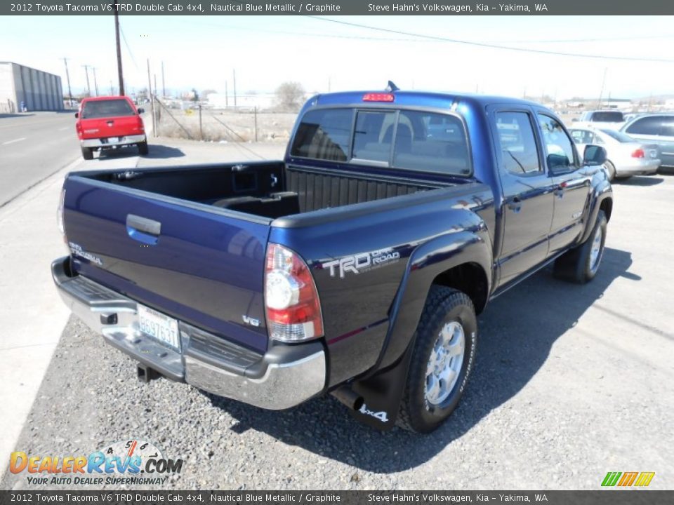 2012 Toyota Tacoma V6 TRD Double Cab 4x4 Nautical Blue Metallic / Graphite Photo #12