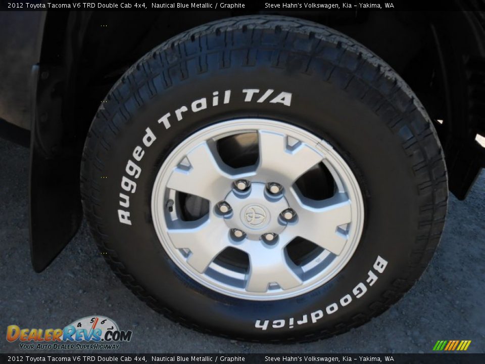 2012 Toyota Tacoma V6 TRD Double Cab 4x4 Nautical Blue Metallic / Graphite Photo #15