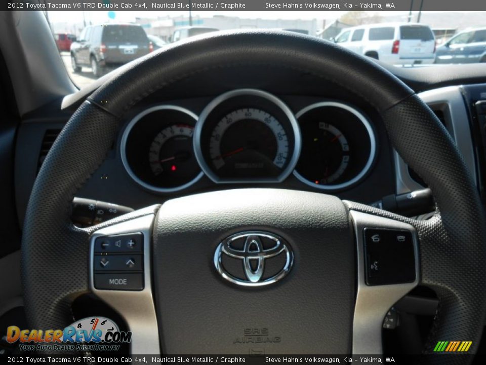 2012 Toyota Tacoma V6 TRD Double Cab 4x4 Nautical Blue Metallic / Graphite Photo #16