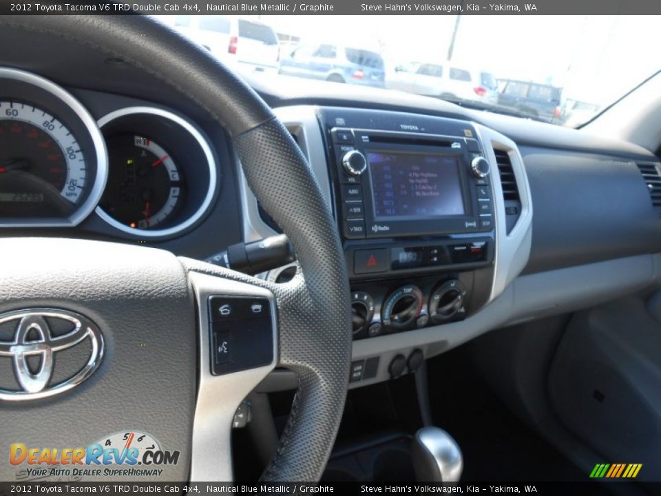 2012 Toyota Tacoma V6 TRD Double Cab 4x4 Nautical Blue Metallic / Graphite Photo #17