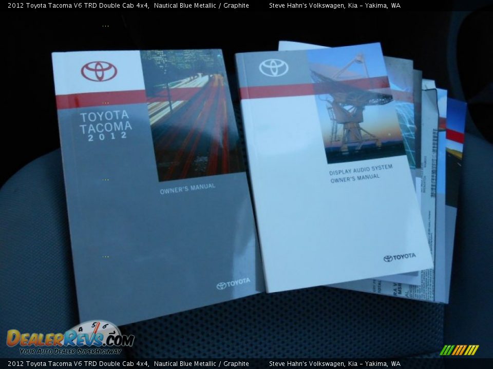 2012 Toyota Tacoma V6 TRD Double Cab 4x4 Nautical Blue Metallic / Graphite Photo #23