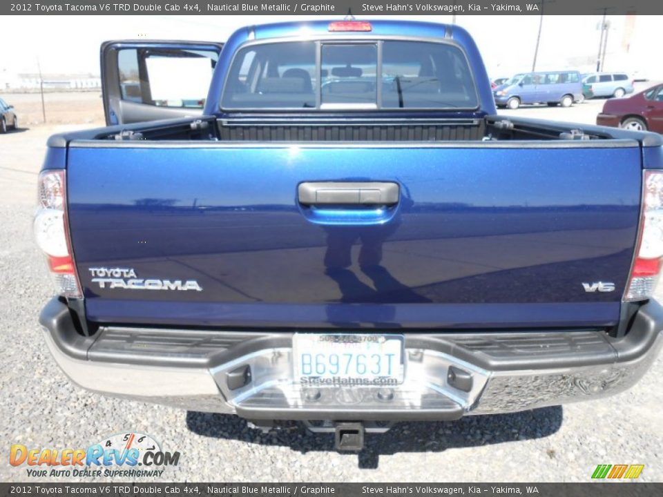 2012 Toyota Tacoma V6 TRD Double Cab 4x4 Nautical Blue Metallic / Graphite Photo #28