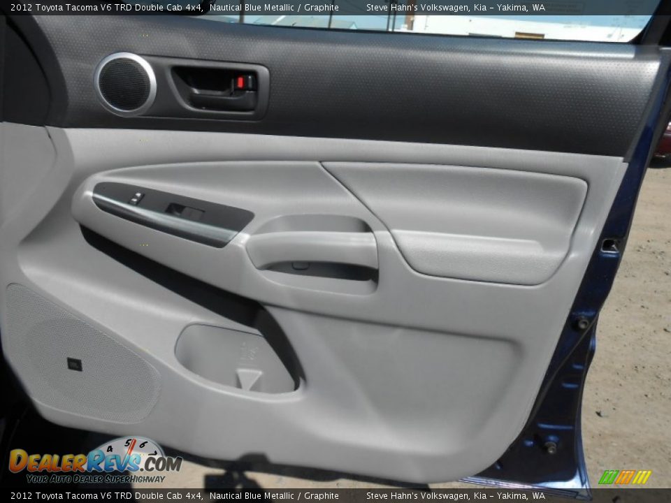 2012 Toyota Tacoma V6 TRD Double Cab 4x4 Nautical Blue Metallic / Graphite Photo #32