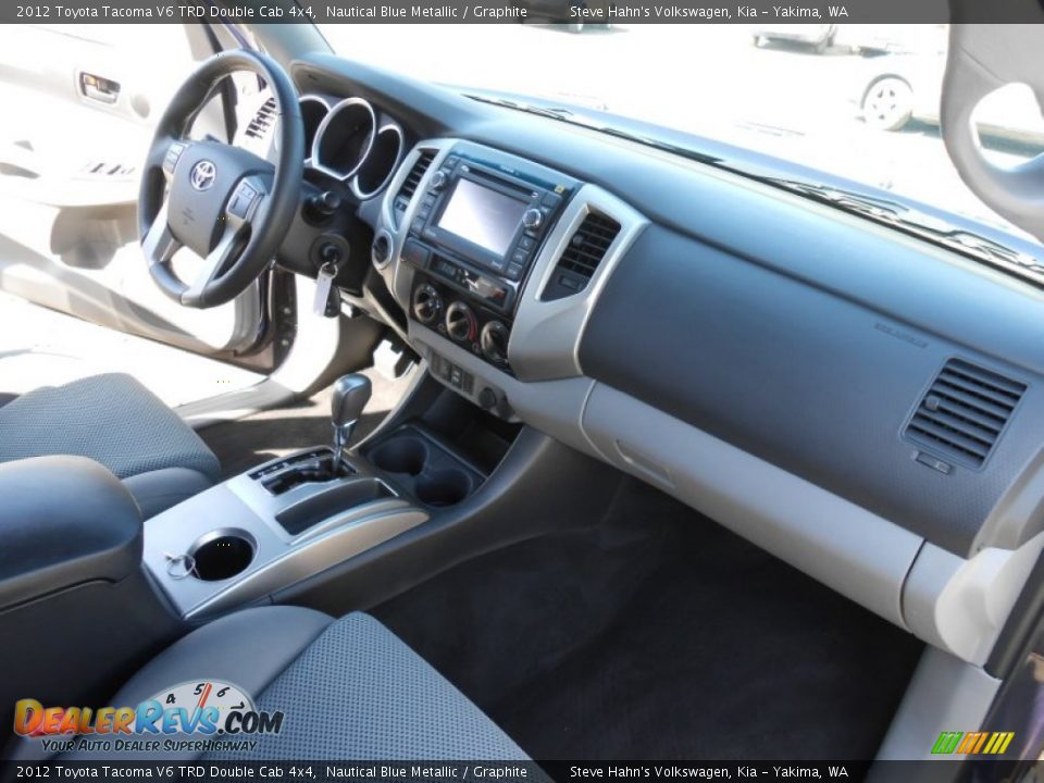 2012 Toyota Tacoma V6 TRD Double Cab 4x4 Nautical Blue Metallic / Graphite Photo #34